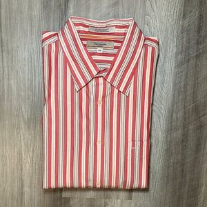 Faconnable Jeans Striped Long Sleeve Button Down - 2XL